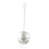 Uxcell Stainless Steel Tea Strainers, Ball Tea Strainers, Household Use, Egg-Shaped, Condiment Strainer, Tea Leaf Strainer, 4cm Diameter, Pack of 5