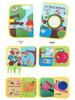 Baby Soothing Cloth Book: Tear-Resistant, Velcro-Closure, Montessori Early Education Toy for Infants & Toddlers