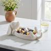 Cute Dachshund Storage Tray 3D Printed Key Holder Multi-functional Jewelry Storage Tray  Home Decor