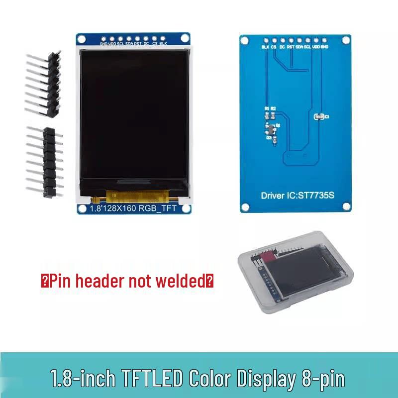 1.8" TFT IPS HD LCD Module, 128x160 SPI Display