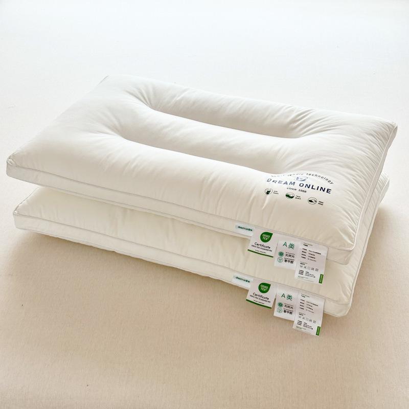 Hotel Exclusive Feather Silk Cotton Pillow - Superior Support. 48*74 Low