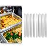 8 Piece Commercial Food Service Adapter Rod Corrosions Resistant Metal Buffets Steam Table Food Divider Support Bar