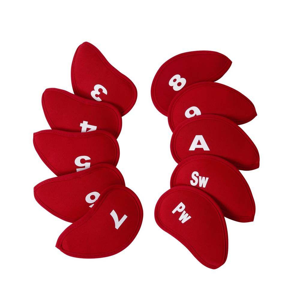 Number Design Protective Iron Pole Cover Golf Iron Headcover Golf Head Cover Golf Club Protector