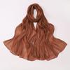 Ethnic Line Rhinestone Long Gauze Malay Headscarf Shiny Scarf