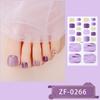 New Toe Nail Stickers 3D Manicure Stickers Toenail Bronzing Imitation Diamond Girl Cute Nail Polish Film Manicure Stickers