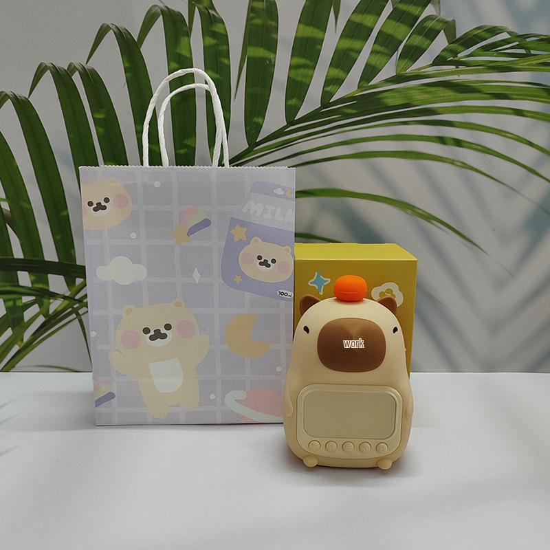 New Kabala Smart Alarm Clock with Night Light - Wake-Up Bedside Clock for Students with Tap Control