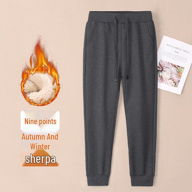 GAGN Women's Petite Fleece-Lined Chenille Jogger Pants - 2025 Autumn/Winter Collection