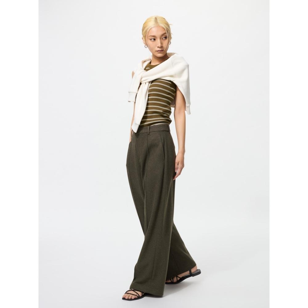 Uniqlo Brushed Jersey Wide Pants