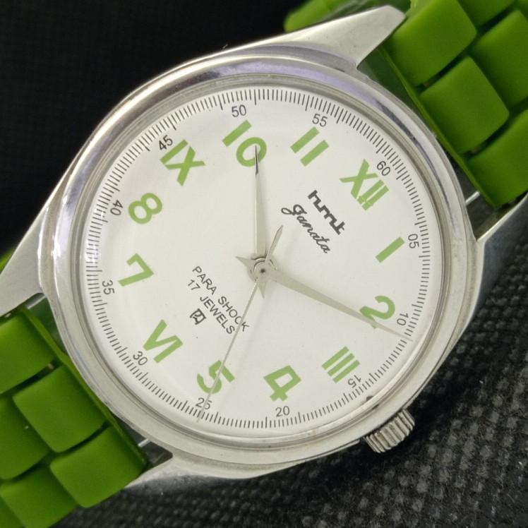 

USED HMT JANATA INDIAN MENS MECHANICAL WATCH a314375-1 Sku606-a314375