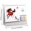 Coil Binding 2026 Desk Calendar Month Date Display Standing Flip Calendar  Home Decoration