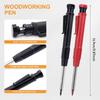 New 2.8mm Deep Hole Woodworking Marking Automatic Pencil Set With 50pcs Lead Refill, for Architectural Engineering Drawing Tools
