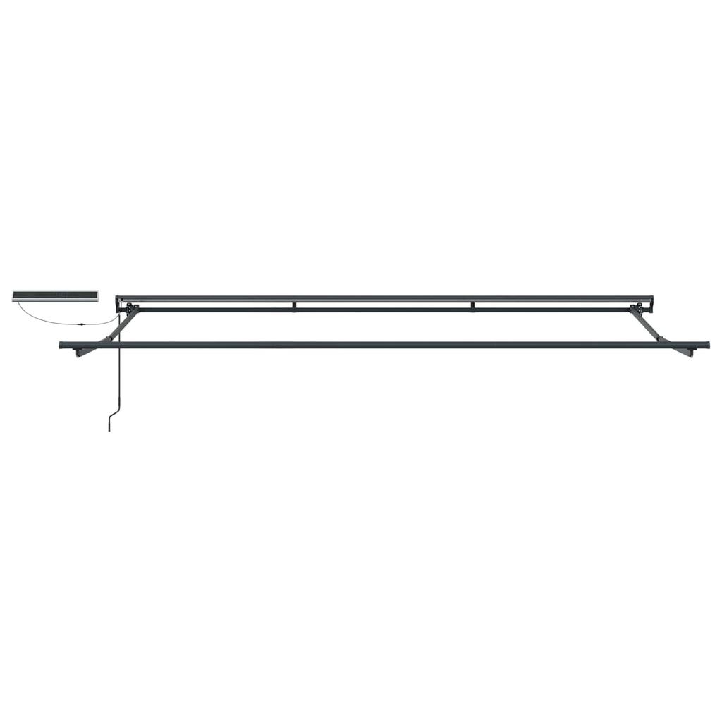 Electric Retractable Awning Anthracite 4 x 2 m