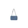 New Lee Fabric One Shoulder Handbag, Crossbody Bag Women's Blue Denim & White LE250133M