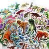 6/12/24pcs Self-adhesive Sticker Realistic Dinosaur Theme DIY Handicrafts Supplies for Journal & Phone Case & Suitcase Decor XJM