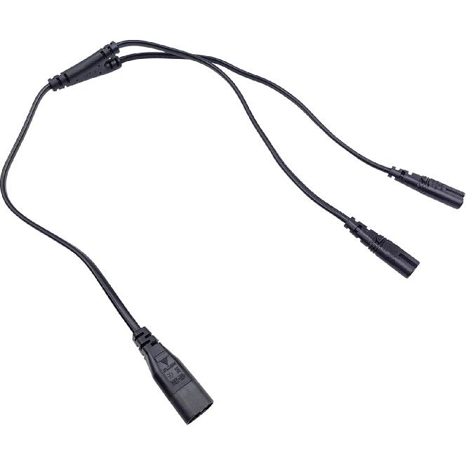 2ft C8 to Dual C7 Y Split AC Power Cable Cord 1 in 2 Out Plug Connector