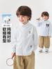 European Boys' Cotton Long-Sleeve Shirt - Spring/Autumn 2026 Trendy Toddler Fashion