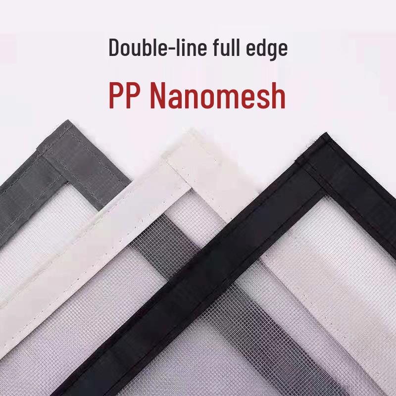 Nano Anti-Mosquito Insect Screen: Invisible Velcro Self-Install Mesh for Home Windows