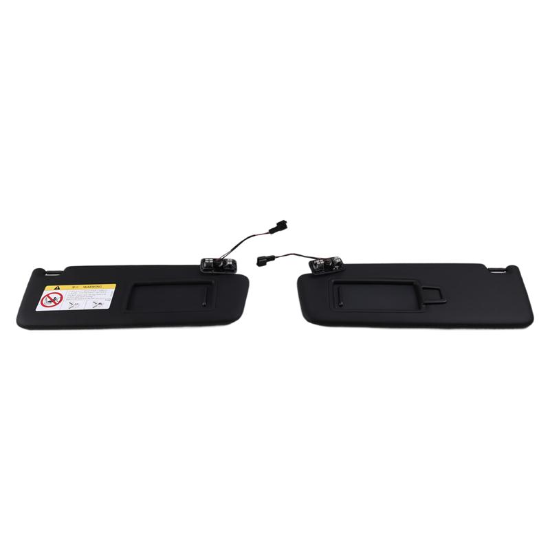 ABLZ-Front Sun Visor Panel With Makeup Mirror For VW Golf 7 MK7 Gti Superb3 Car Sunshield Accessories 5G08575515G0857552