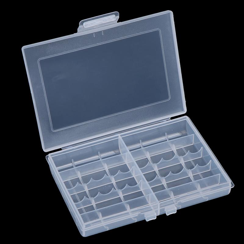 Suport util pentru cutie de cutie pentru baterii din plastic dur 1X Depozitare pentru 10 baterii Aa/Aaa