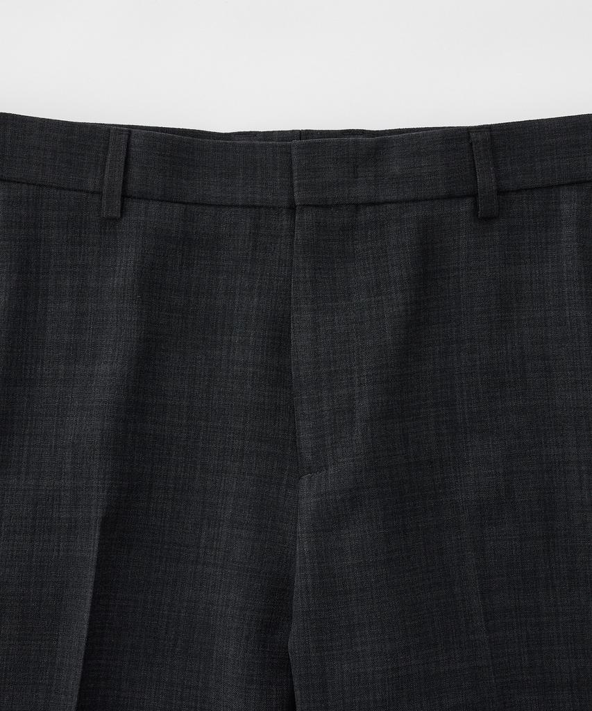 STCO Two-Tone Textured Setup Pants_Charcoal Grey (Tapered Fit)_Sepxb01Tsc