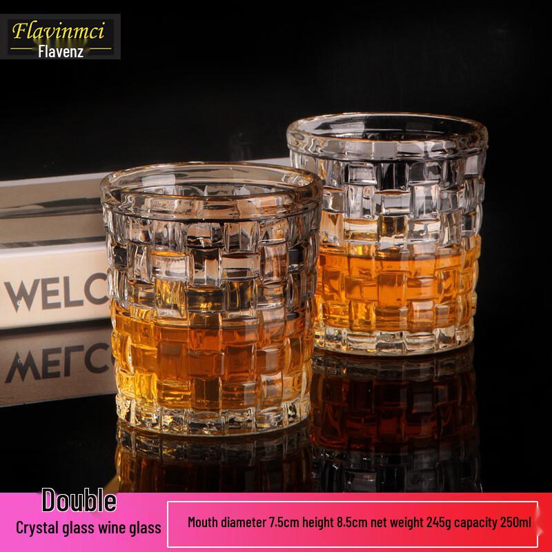 Flavinmci Woven Rattan Drinking Glasses