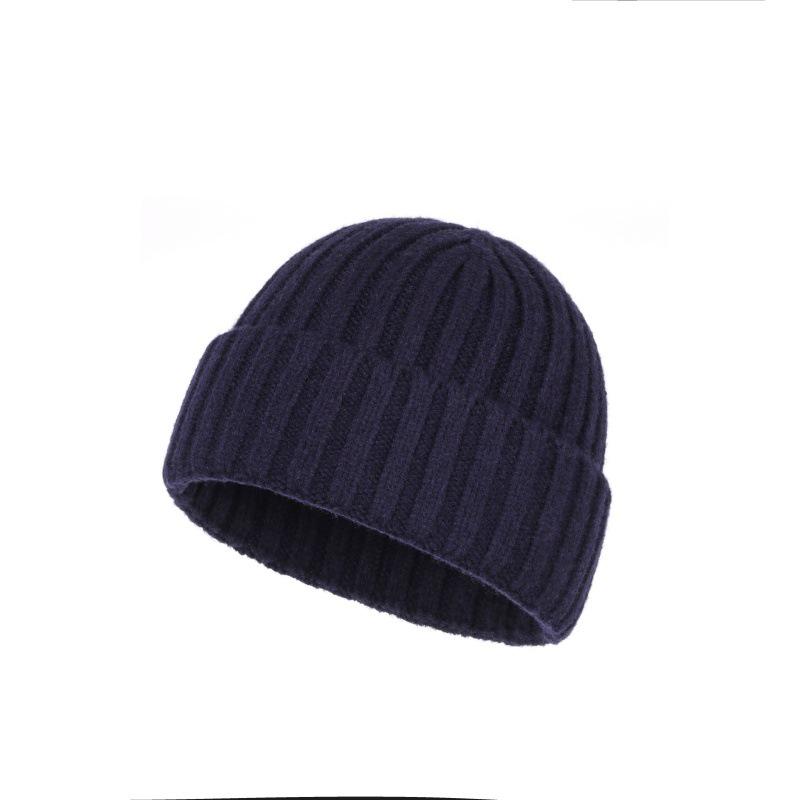 Winter Rabbit Down Core Knitted Hat for Women - Windproof, Warm, Breathable, with Large Brim - Perfect for Students and Couples