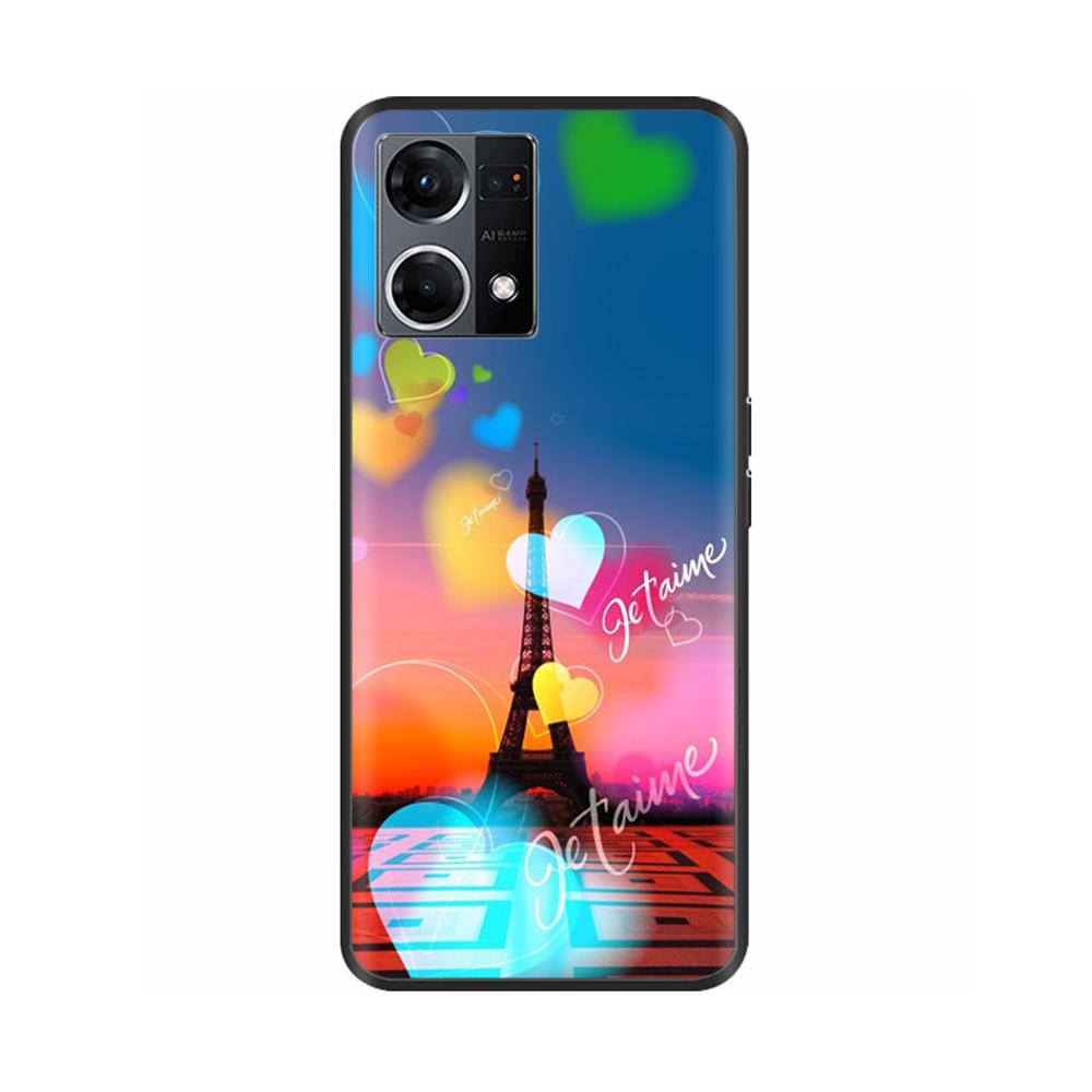 For Oppo F21 Pro CaseTPU Bumper Soft Silicone Bumper Back Phone Cases for OPPO F21 Pro Reno 7 Reno7 4G Case Cover Fundas Coque