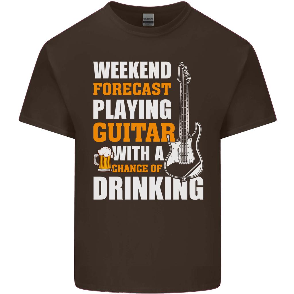 Guitar Forecast Funny Beer Alcohol Unisexs Light Cotton TShirt