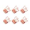 6Pcs Metal Paper Clips Cute Animal Shape Binder Clamps for School Office Colorful Document Photo Holders