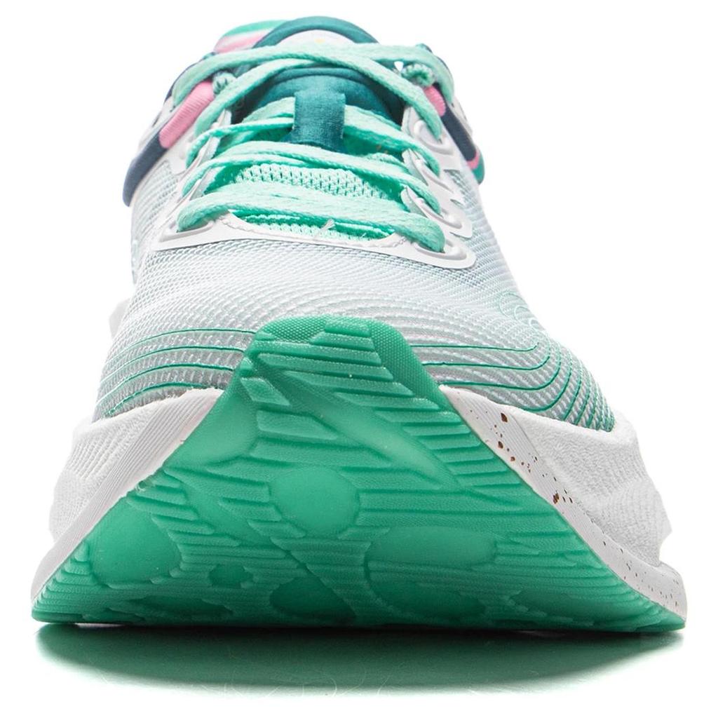 New LiNing Yueying 4PRO Cushioning Anti Slip And Wear Resistant Support Rebound Low Top Running Shoes Women's White Green ARHU014-5