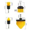 Electric Drill Brush Set: 4-Piece Cleaning Kit for Car Wheels and Surfaces