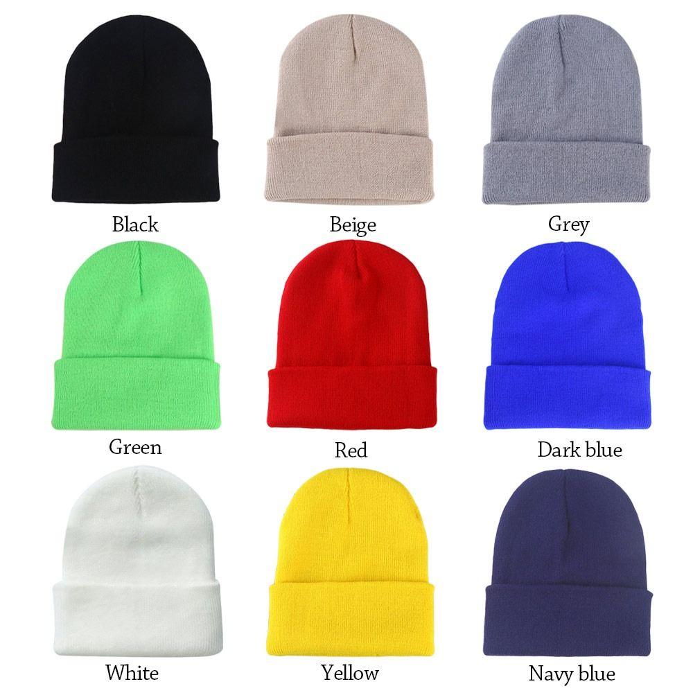 Keep Warm Winter Hats Ear Protection Knitted Hat Fashion Beanie Caps  for Men Women