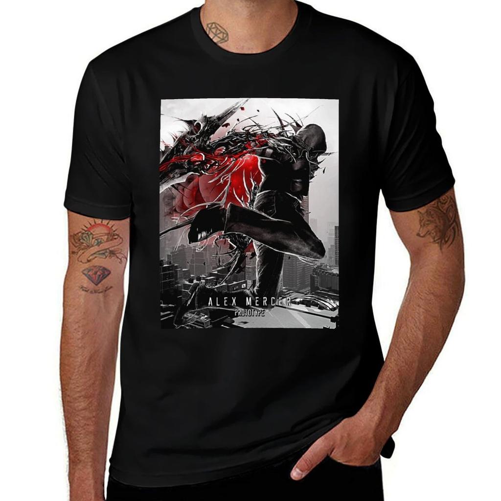 Alex Mercer Prototype Tshirt Dry Fit Running Short Sleeve Top