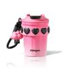 Sidagar 380ml Stainless Steel Vacuum Insulated Coffee Cup with Lid, Reusable and Portable, Keeps Coffee Hot or Cold, Pink