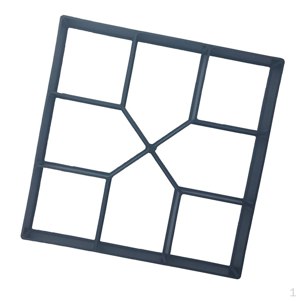 DIY Plastic Maker Manually Paving Cement Brick Stepping Road Making Tool for Yard Lawn Garden