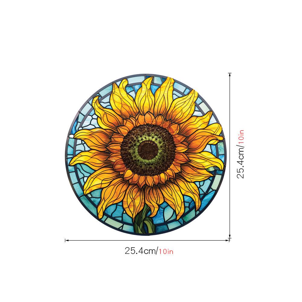 JD100-157 Anti-Collision Hummingbird & Butterfly Window Sticker - Colored Static PVC Film