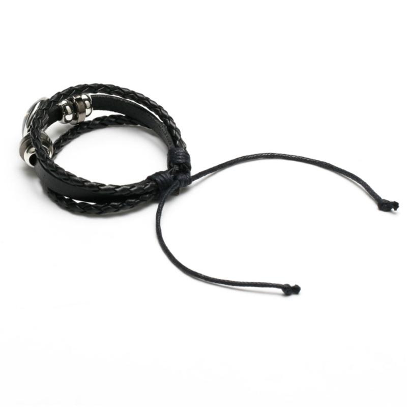 Handcrafted Black Syrian Flag Bracelet Showcasing Unique Craftsmanship and Cultural Identity for Fashion Enthusiasts