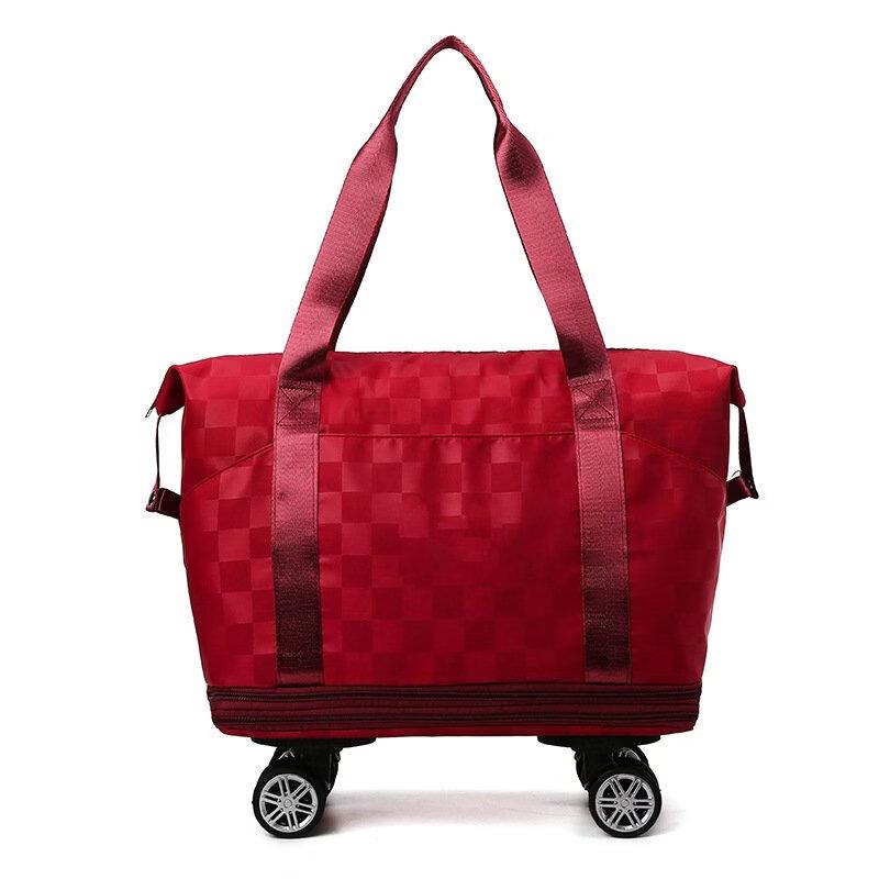 Expandable Sports Travel Duffle Bag with Wheels