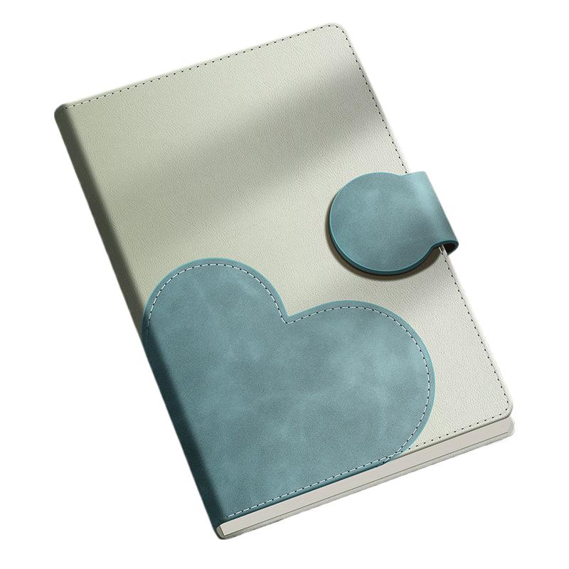 A Ly Arrived A5-Sized 100-Page Color Pu Office Notebook For School Offices With A Magnetic-Enclosed Leather Cover