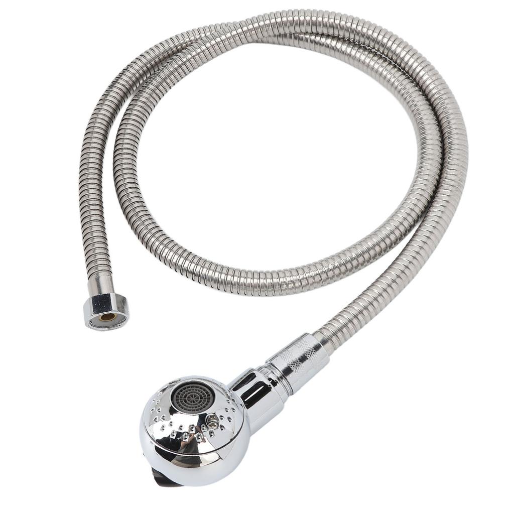 Shampoo Bowl Faucet Pressurization Water Saving 100cm Pipe 120cm Soft Hose Shampoo Bed Sprayer Kit