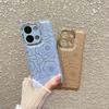 OPPOReno13pro Mobile Phone Case Camellia Flowers Suitable for FindX8U Metal Ring Leather Pattern Reno12 Protective Case
