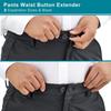 12PCS Button Extenders For Jeans Pants Button Extender Waist Extenders For Pants For Women For Men No Sewing Instant Waistband Extension
