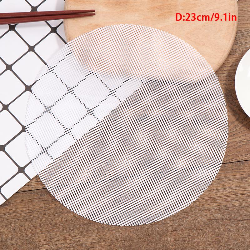 

Dim Sum Liners Silicone Steamer Non Stick Steam Mesh Mat Kitchen Resusable 23CM