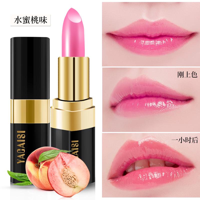 Red Cherry Healthy Moisturizing Repair Color Changing Lipstick, Legendary Same Moisturizing Temperature Changing Lipstick Beauty