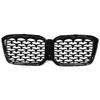 Diamantoptik Frontstoßstange Nierengrill für BMW X3 G01 X4 G02 2022 2023 2024 M40i sDrive20i M Sport Mittelgitter Gitter