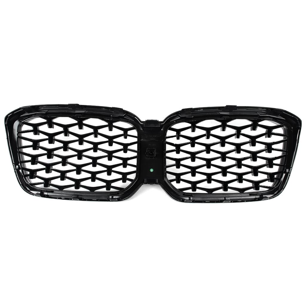 Diamantoptik Frontstoßstange Nierengrill für BMW X3 G01 X4 G02 2022 2023 2024 M40i sDrive20i M Sport Mittelgitter Gitter