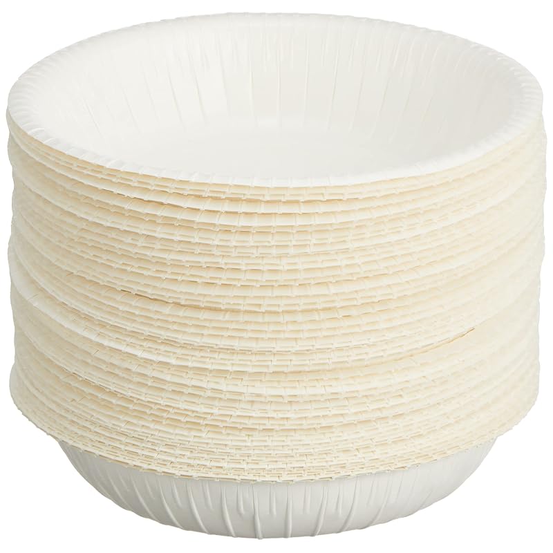 Yamato Bussan Disposable Paper Plates, Commercial Use, 15cm, 50 Pieces