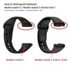 Soft Official Silicone Strap For Xiaomi Redmi Watch 3 Active Sports Bracelet Wristband For Redmi Watch 3 Lite/Active Watchband