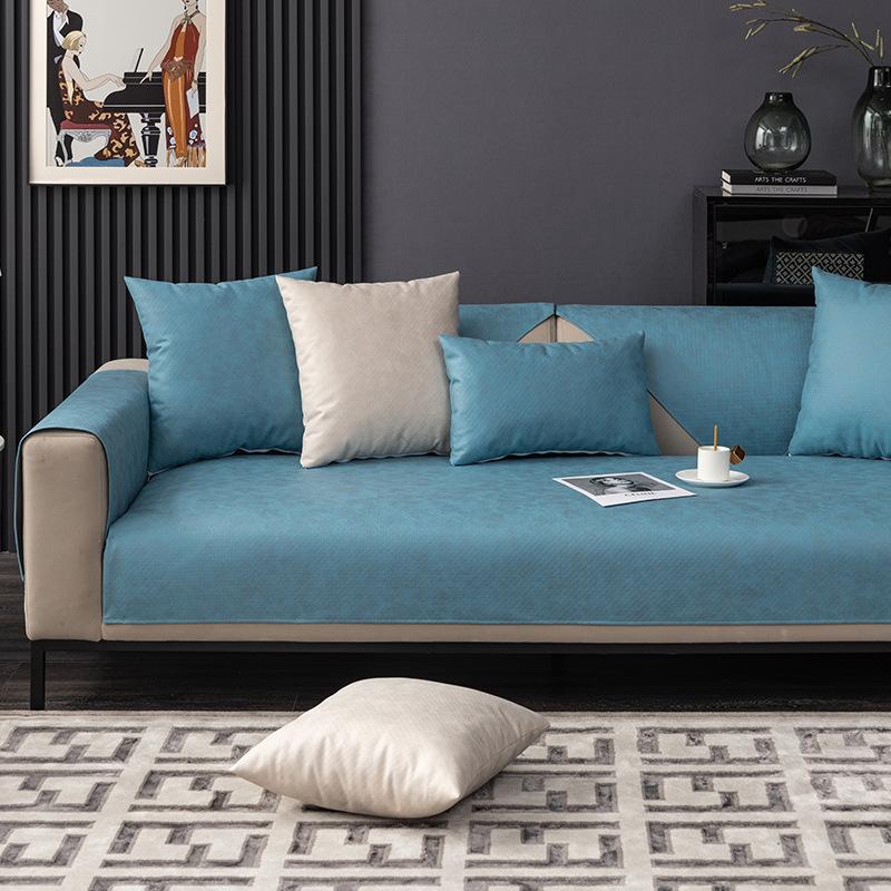 

Водонепроницаемая подушка для дивана из искусственной кожи, предотвращающая утечку мочи. Универсальный нескользящий шерстяной чехол для дивана Four Seasons с антипригарным покрытием для гостиной. 70*180