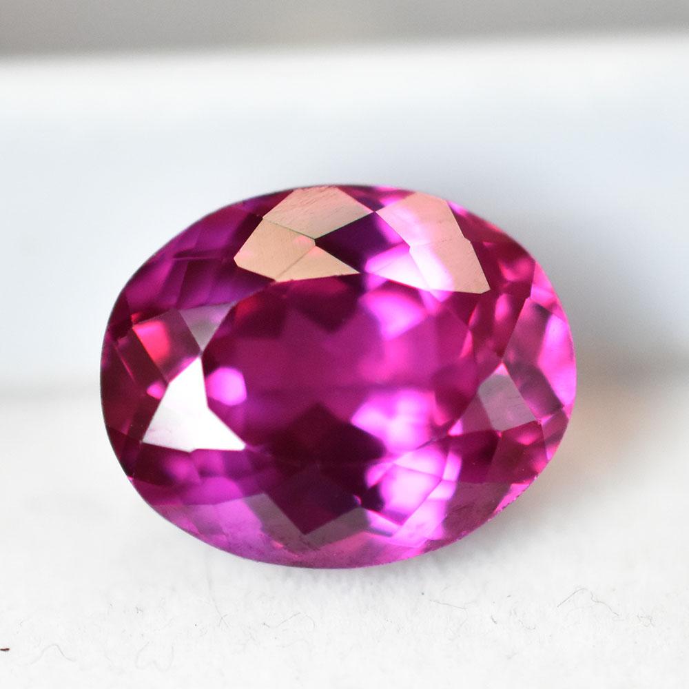 Natural Pink Sapphire Loose Gemstone Oval Cut 6.40 ct Ceylon September Birthstone for Jewelry Making